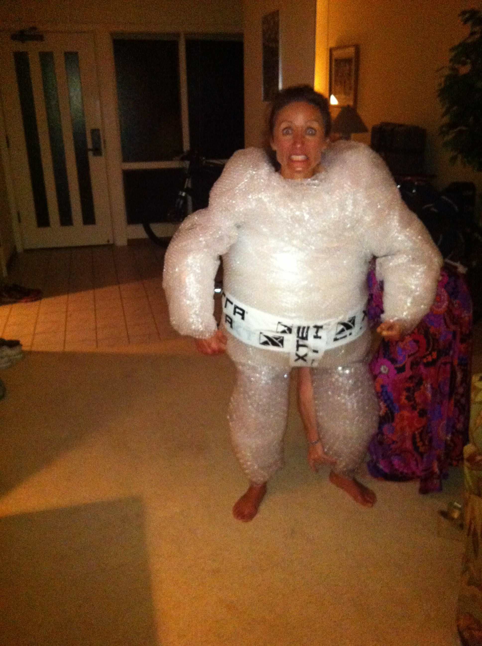Image result for bubble wrap suit